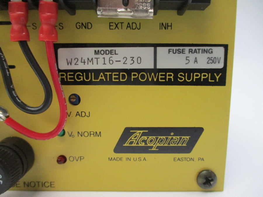 ACOPIAN W24MT16-230 250V 5A NSNP