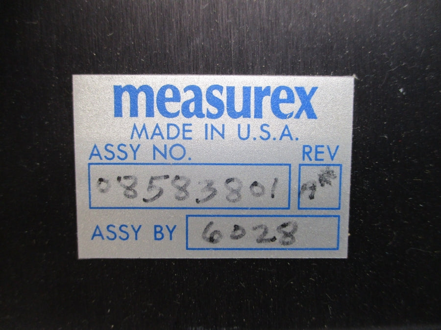 MEASUREX 08583801 REV. A UNMP