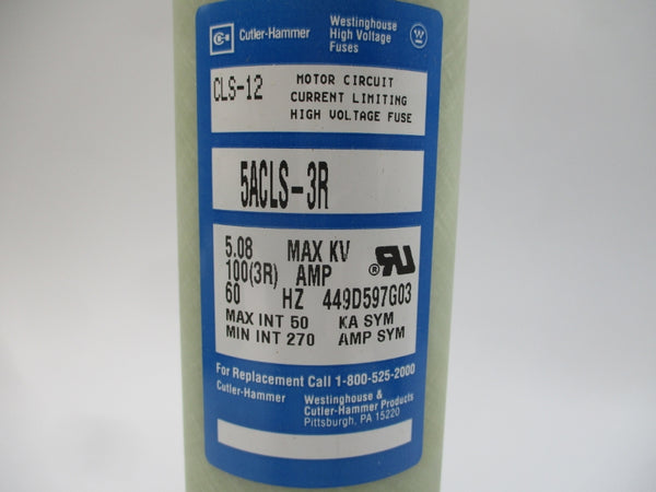 CUTLER HAMMER 5ACLS-3R 449D597G03 100(3R)A NSNP