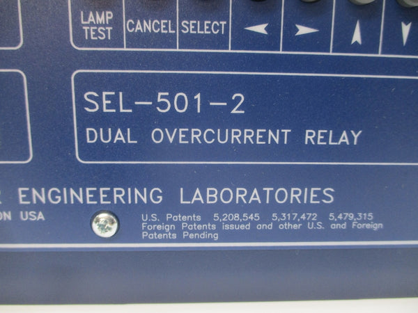 SEL SEL-501-2 0501203X5613XB 125VAC NSNP