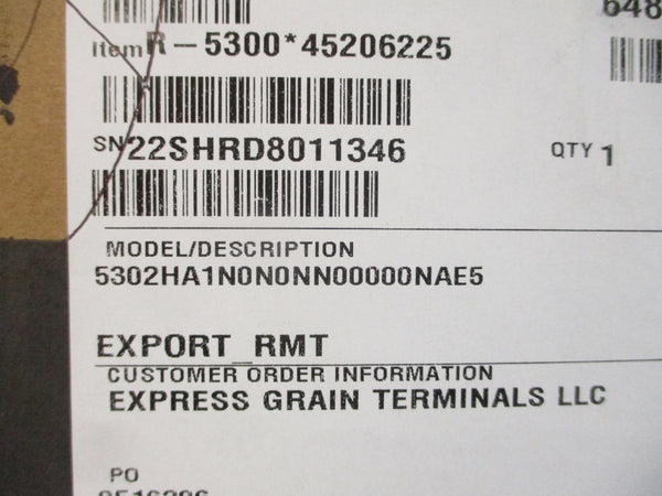 ROSEMOUNT 5302HA1N0N0NN00000NAE5 20-42.4VDC REV. 3 NSMP