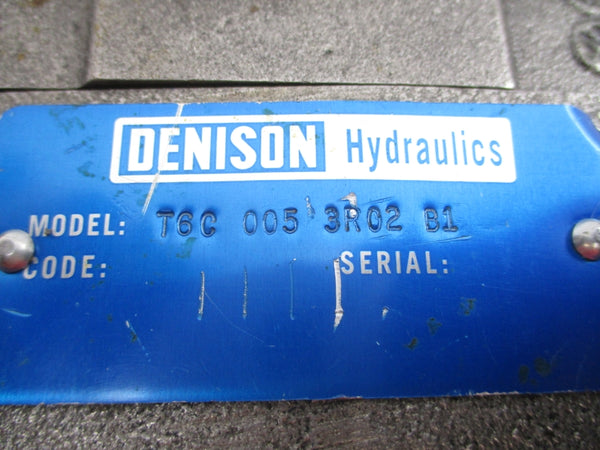 DENISON HYDRAULICS T6C0053R02B1 NSNP