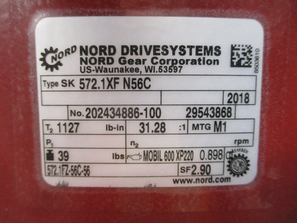 NORD DRIVE SYSTEMS SK572.1XFN56C UNMP