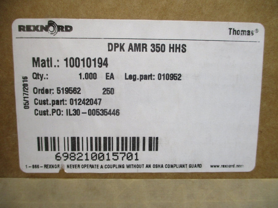 REXNORD 010952 010952 NSFS