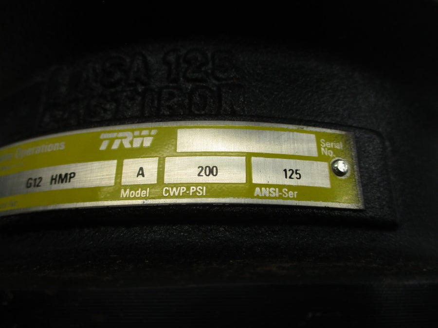 TRW G12HMP MODEL A 200PSI 6" NSNP
