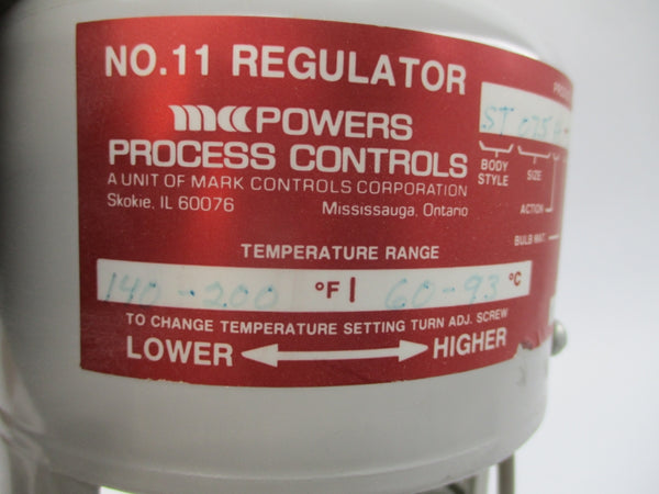 POWERS PROCESS CONTROLS 595-ST075H-S30DI67 140-200'F NSNP