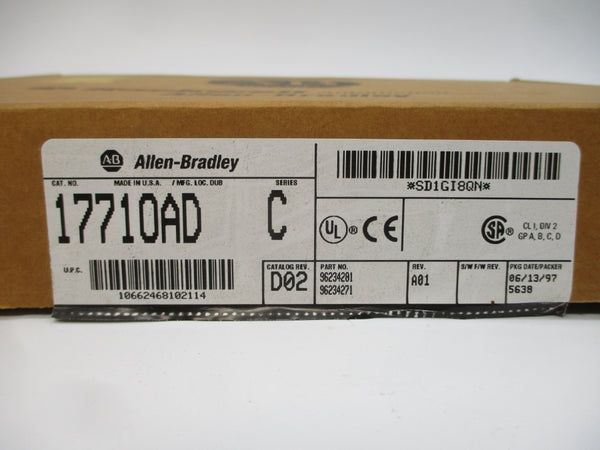 ALLEN BRADLEY 1771-OAD SER. B 12-120VAC 8A REV. A01 NSMP