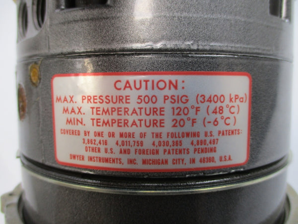 DWYER 43230S 120/240VAC 10A 500PSI NSMP