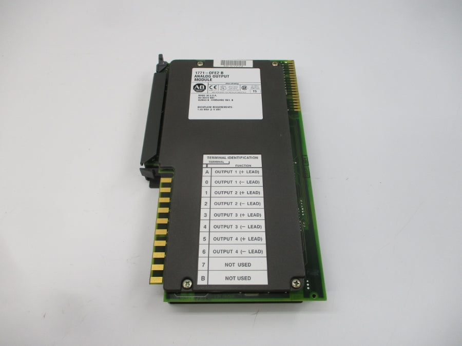 ALLEN BRADLEY 1771-OFE2 SER. B 5VDC 1.4A REV. B NSMP