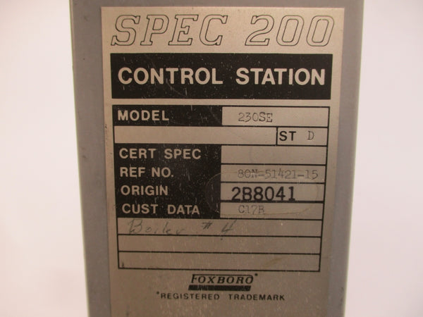 FOXBORO 230SE 80N-51421-15 UNMP