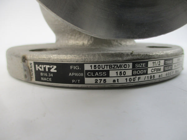 KITZ 150UTBZM(C) 275PSI 1-1/2" (AS PICTURED) NSNP