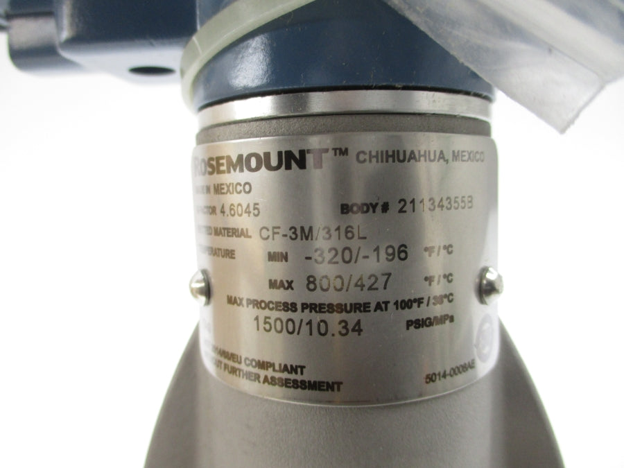 ROSEMOUNT 8800DW040SA3E1P1K5 10.8-42VDC 1500PSI NSMP