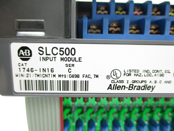 ALLEN BRADLEY 1746-IN16 SER. C 10-30VAC/DC NSNP