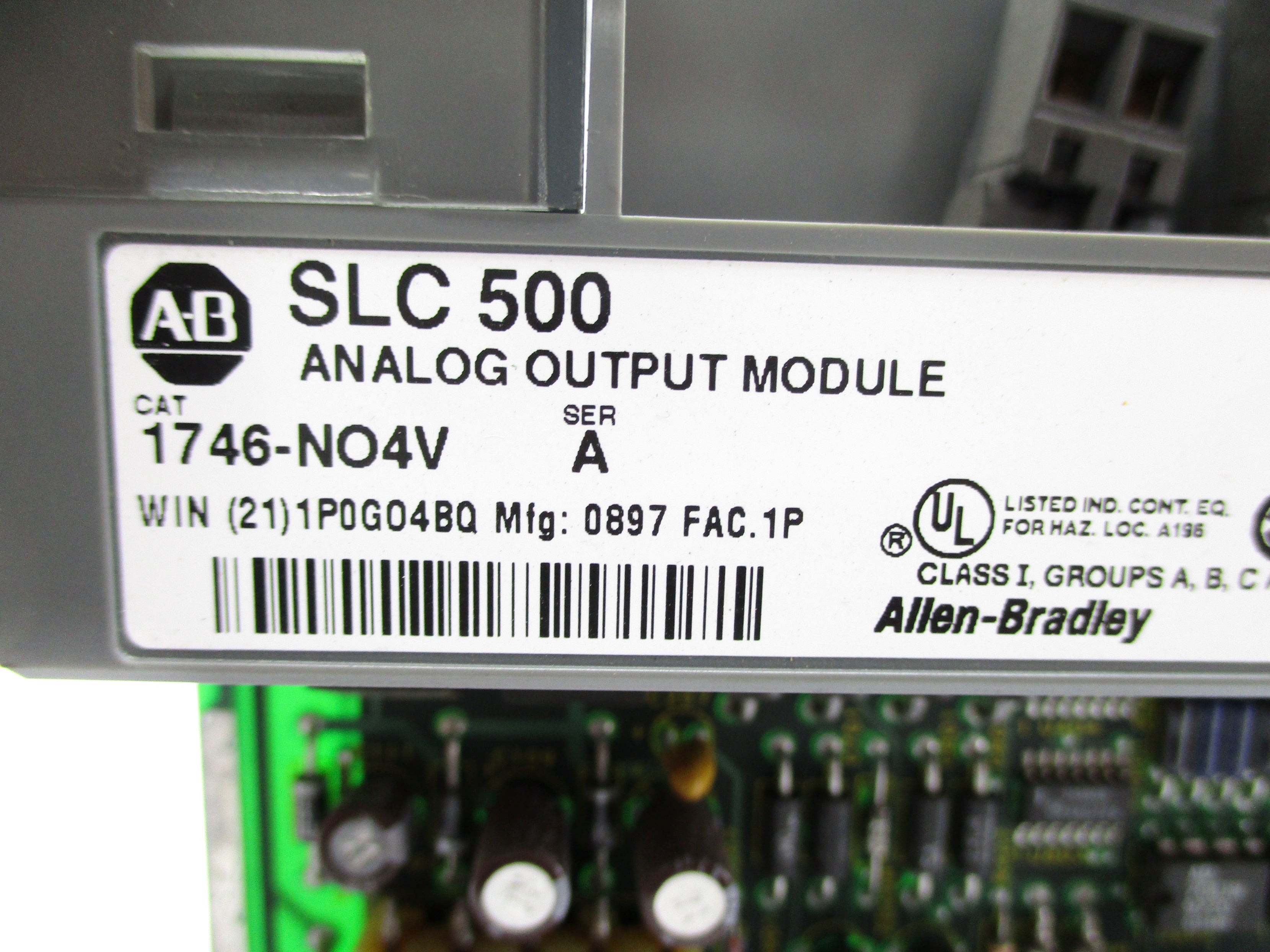 ALLEN BRADLEY 1746-NO4V SER. A (AS PICTURED) NSNP