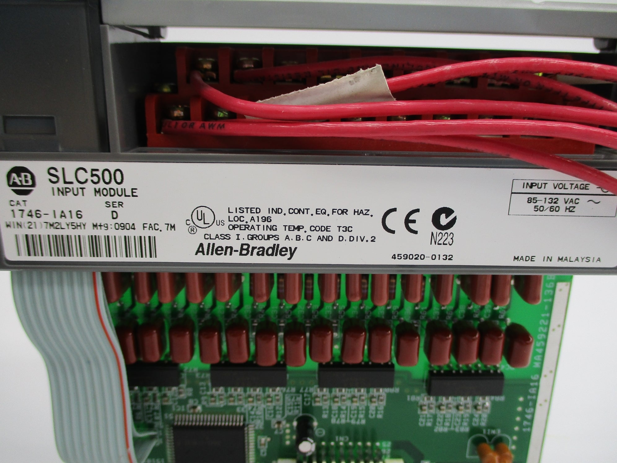 ALLEN BRADLEY 1746-IA16 SER. D UNMP