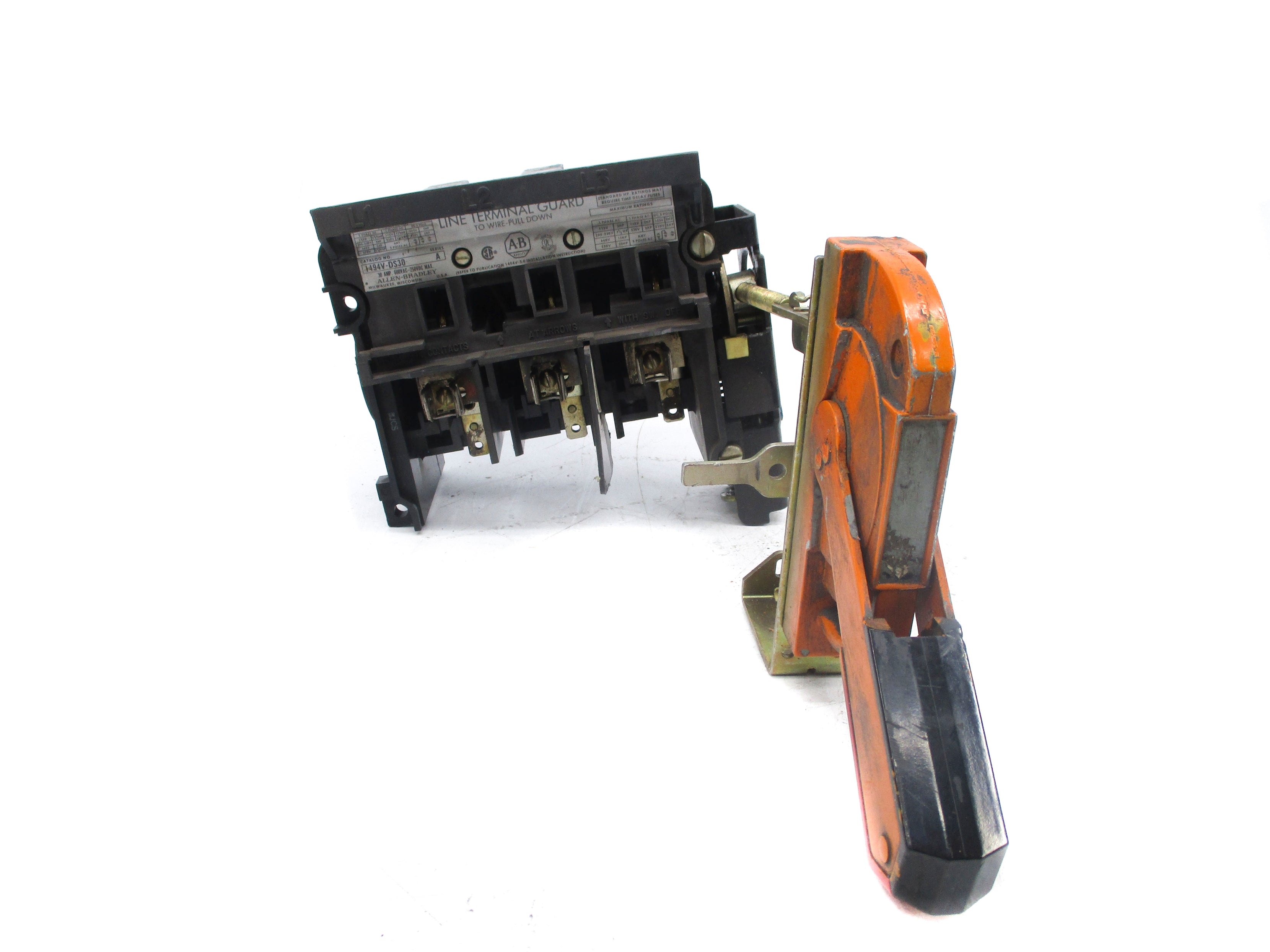 ALLEN BRADLEY 1494V-DS30 SER. A 600VAC 30A (AS PICTURED) UNMP