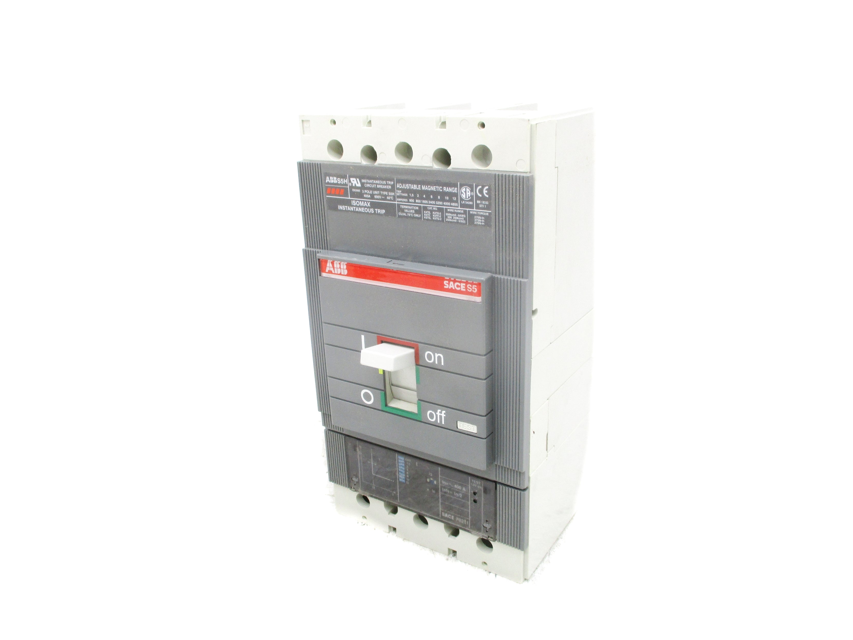 ABB SACES5 400A 600V NSMP