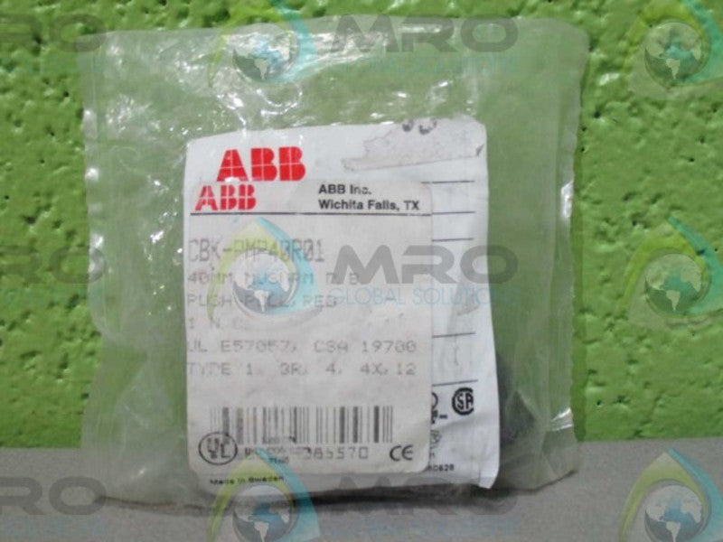 ABB INCORPORATED CBK-PMP40R01 RED PUSH-PULL 40mm MUSHROOM SWITCH  NSNP
