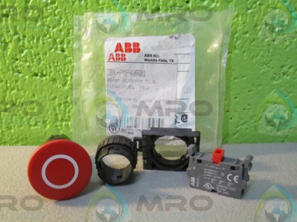 ABB INCORPORATED CBK-PMP40R01 RED PUSH-PULL 40mm MUSHROOM SWITCH  NSNP
