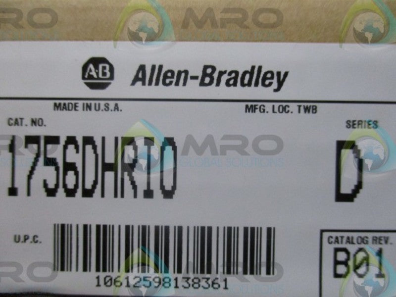 ALLEN BRADLEY 1756DHRIO SER.D F/W REV.6.2 CONTROL LOGIX  NSMP