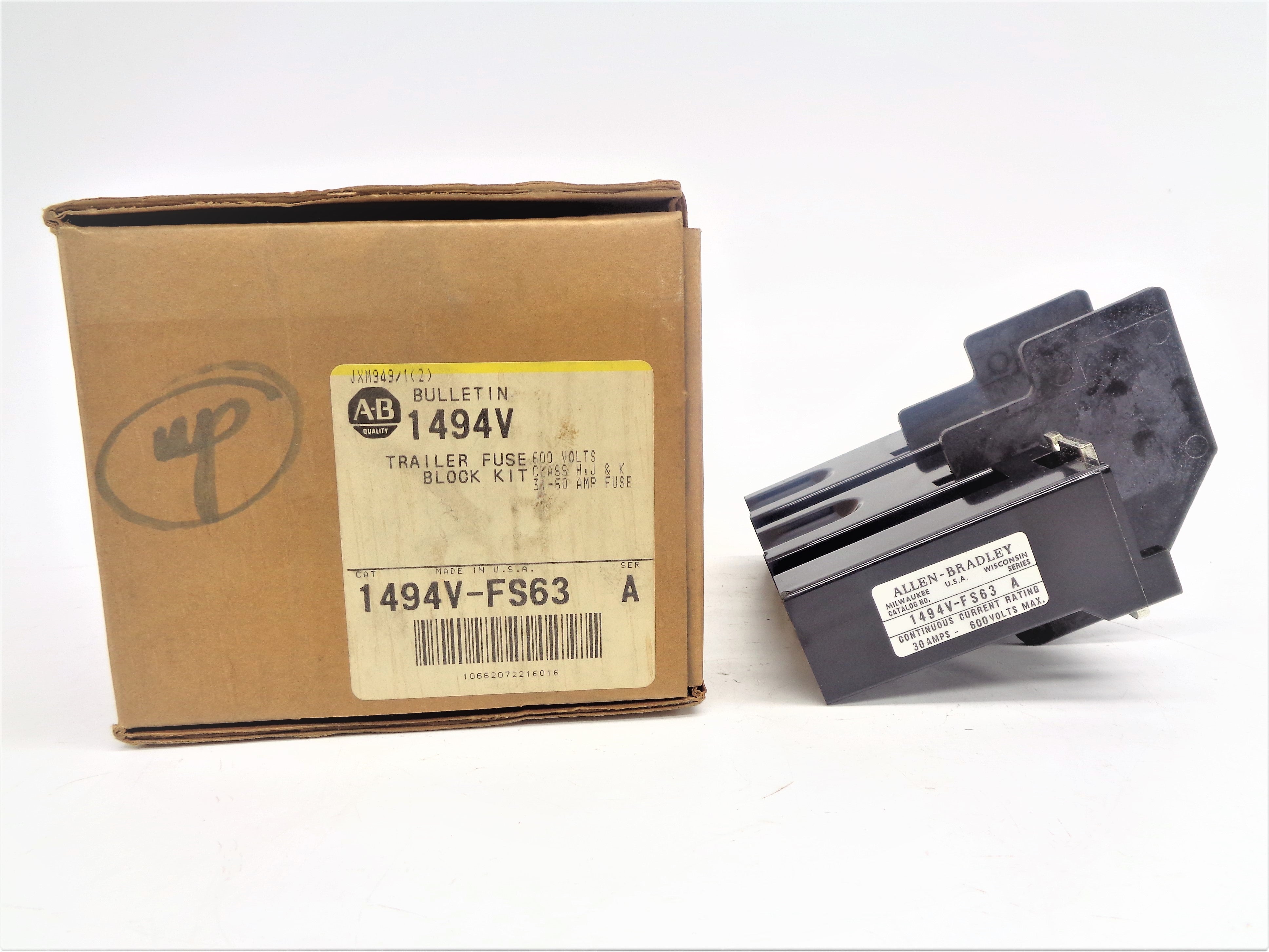 ALLEN BRADLEY 1494V-FS63 SER. A (BR/YL) NSMP