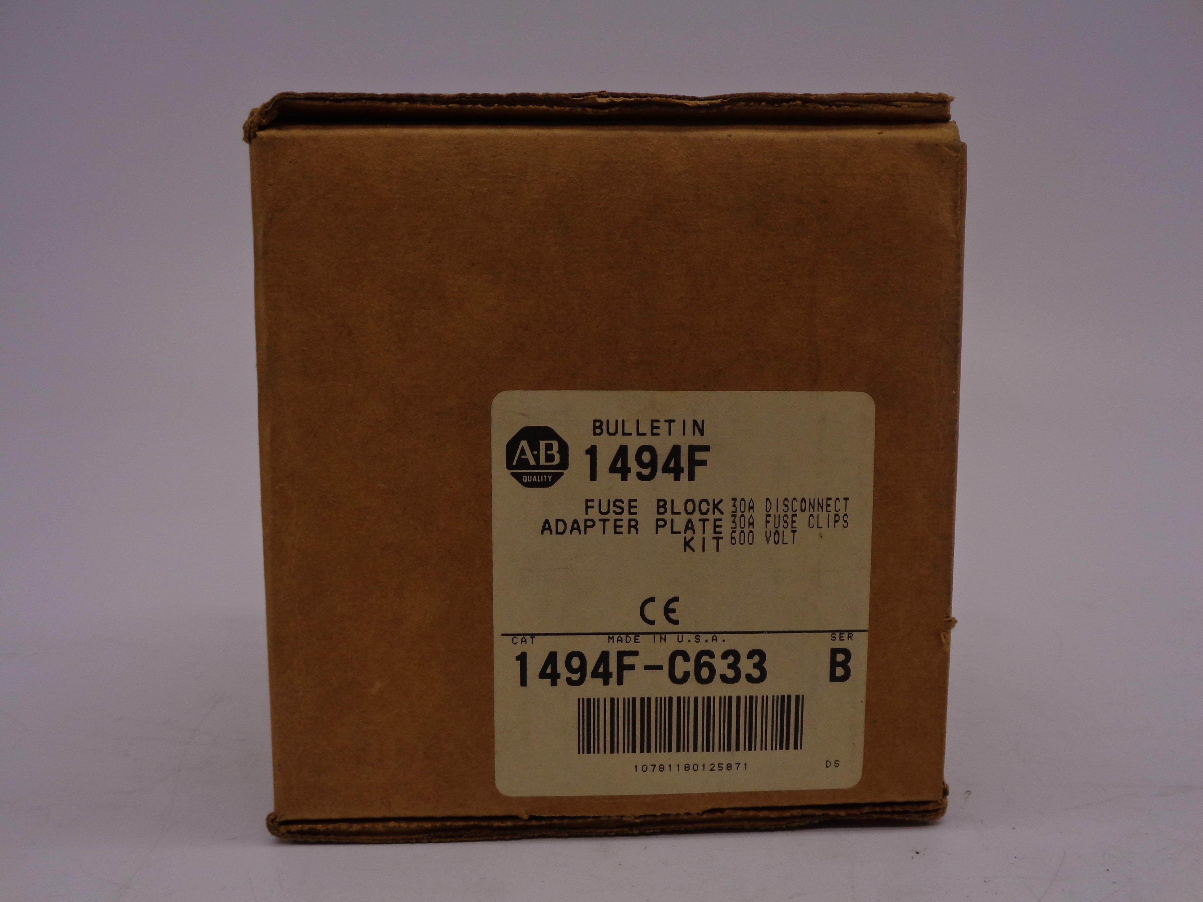 ALLEN BRADLEY 1494F-C633 SER.B (BR/WH) NSMP