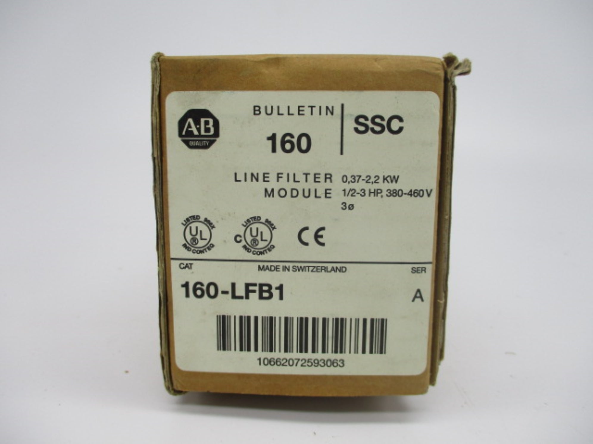 ALLEN BRADLEY 160-LFB1 SER. A (BR/WH) NSMP