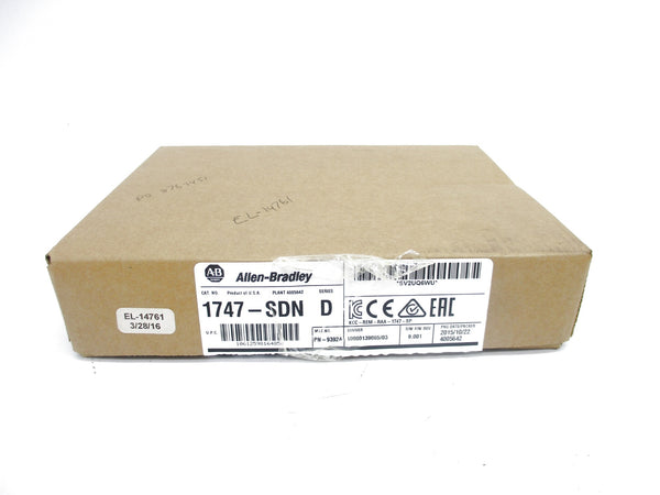 ALLEN BRADLEY 1747-SDN SER. D F/W 9.001 NSMP