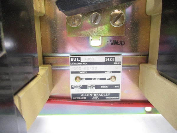 ALLEN BRADLEY 1000-NX122 SER. B NSNP