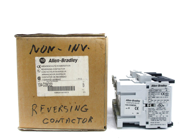 ALLEN BRADLEY 104-C09D22 SER. B 110/120V 32A (BR/WH) NSMP