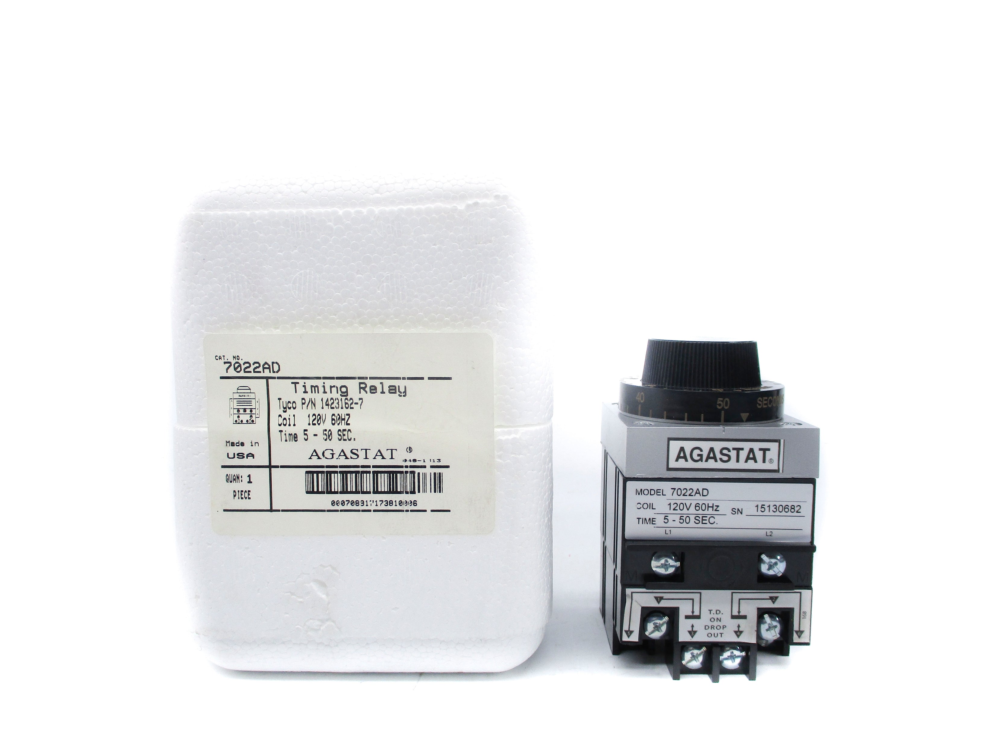 AGASTAT 7022AD 120V 5-50S NSMP