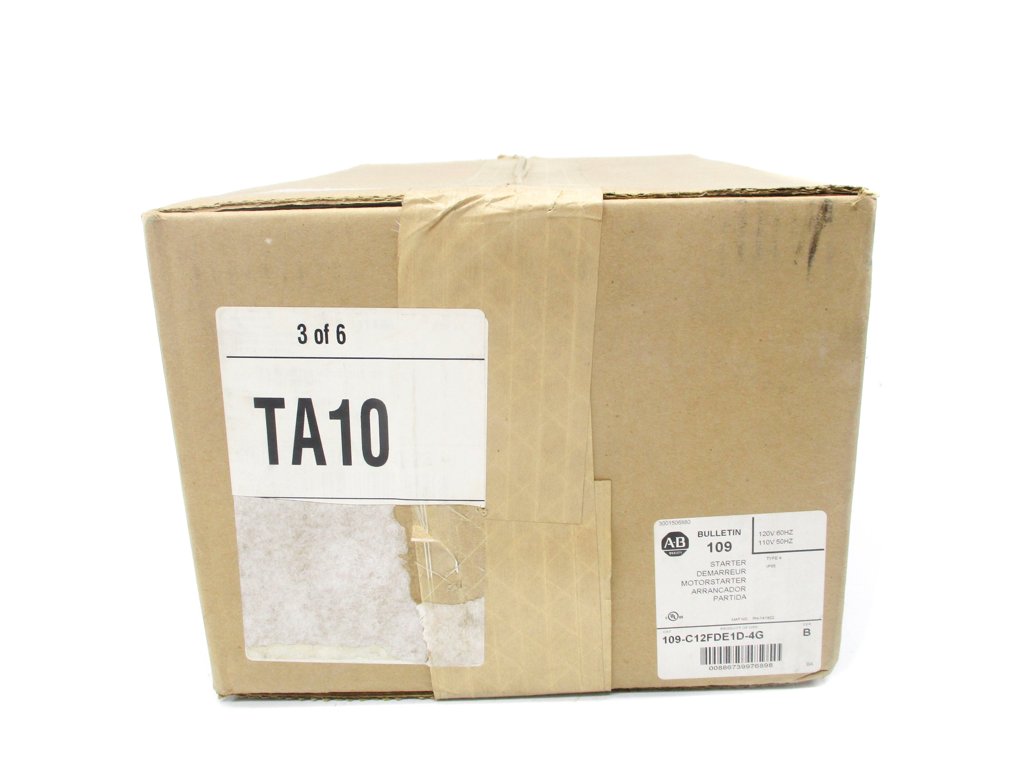 ALLEN BRADLEY 109-C12FDE1D-4G SER. B (BR/WH) NSFS