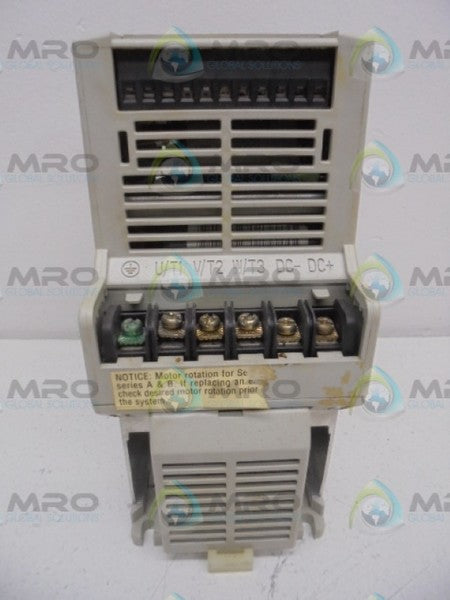 ALLEN BRADLEY 160-AA08NSF1P1 SER. C F/W 7.06 SPEED CONTROLLER  UNMP