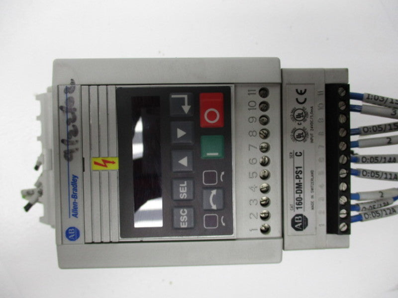 ALLEN BRADLEY 160-BA03NSF1P1 SER.C FRN 7.06 VARIABLE SPEED DRIVE  UNMP