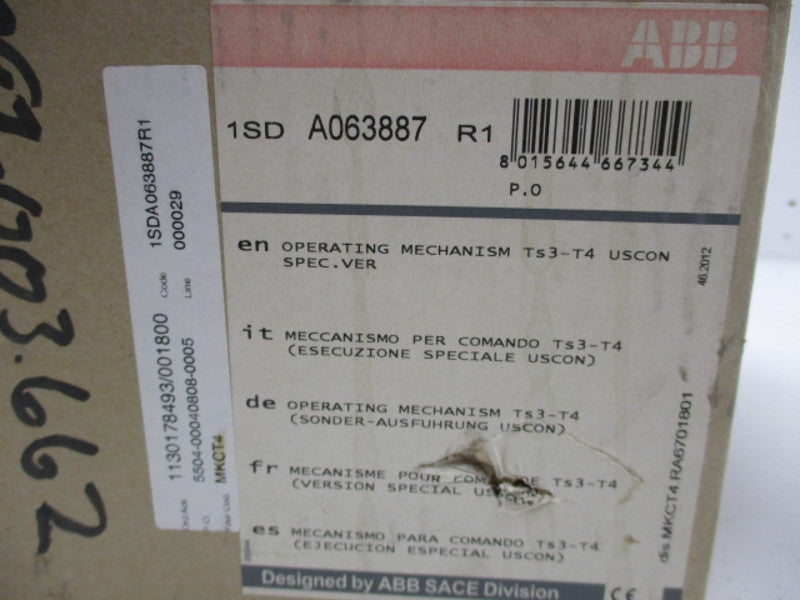 ABB A063887 BRACKET  NSMP