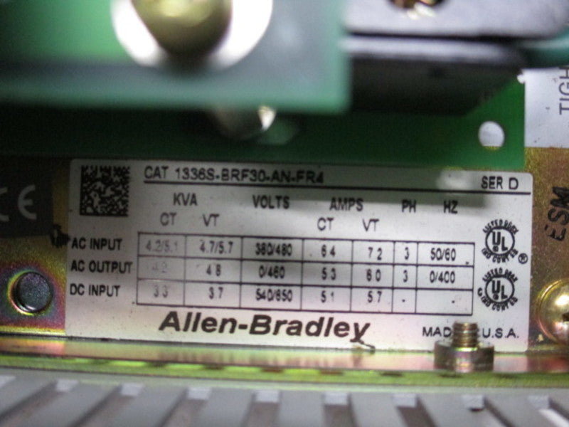 ALLEN BRADLEY 1336S-BRF30-AN-FR4  UNMP