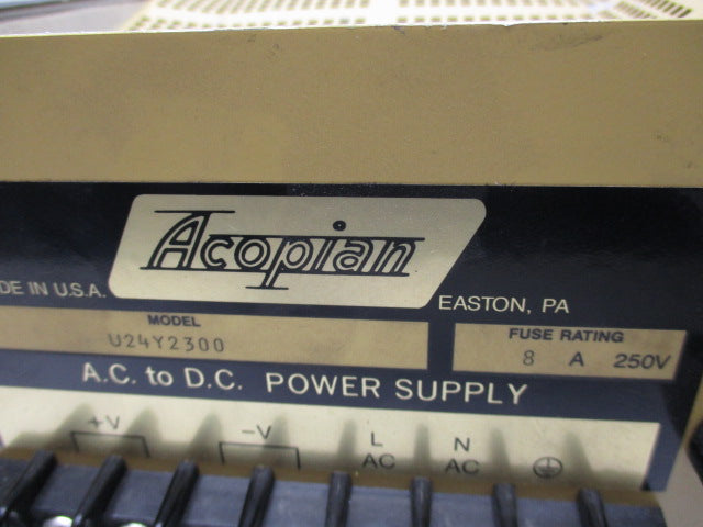 ACOPIAN U24Y2300 (AS IS)  NSNP