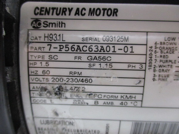 A.O.SMITH H93.1L  (7-P56ACA63A01-014) NSNP
