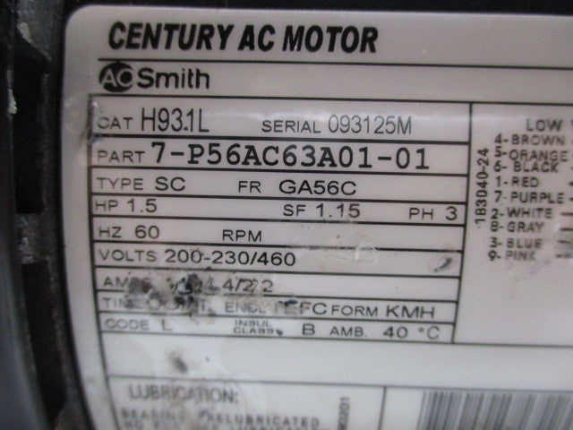 A.O.SMITH H93.1L  (7-P56ACA63A01-014) NSNP