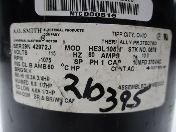 A.O.SMITH HE3L105N  UNMP
