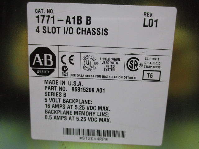 ALLEN BRADLEY 1771-A1 SER. B  NSNP