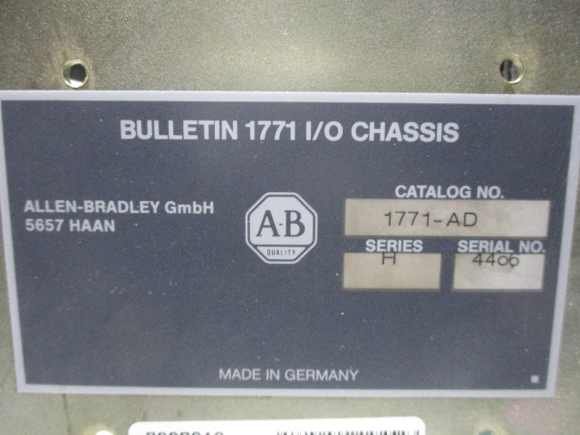 ALLEN BRADLEY 1771-AD SER. H  UNMP