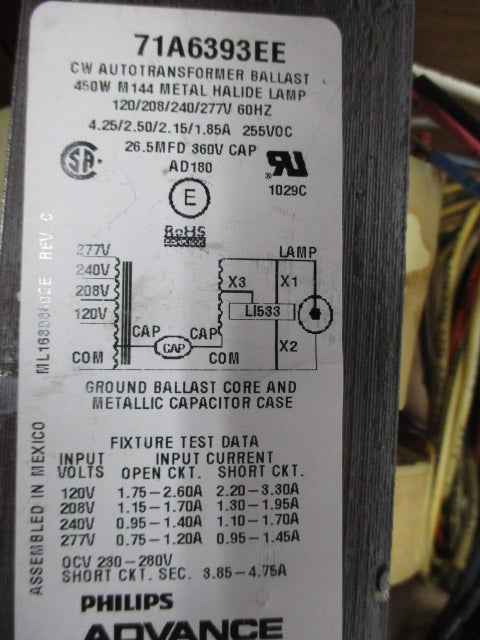 ADVANCE 71A6393500DEE (SET OF 4) NSMP