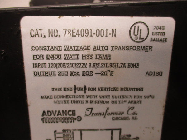 ADVANCE 78E4091-001 NSMP