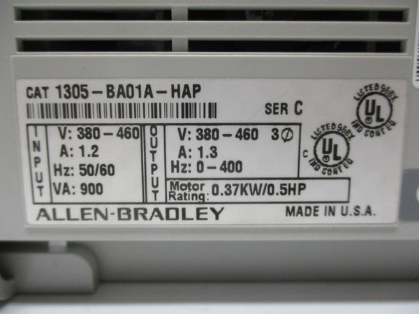 ALLEN BRADLEY 1305-BA01A-HAP SER. C F/W 6.01 NSMP
