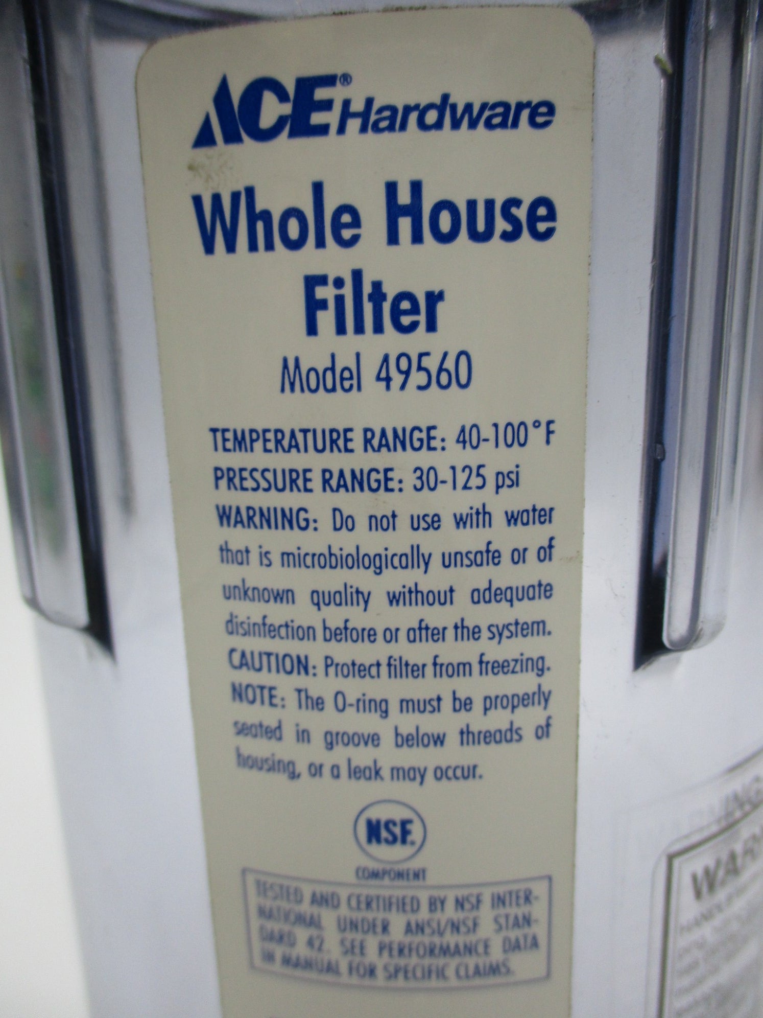 ACE 49560 30-125PSI NSNP