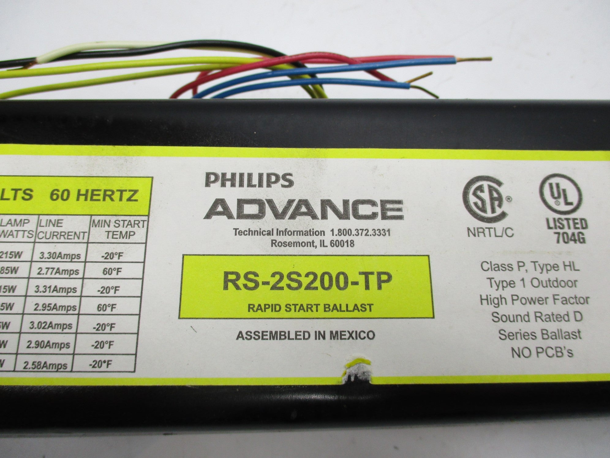 ADVANCE RS2S200TP NSMP