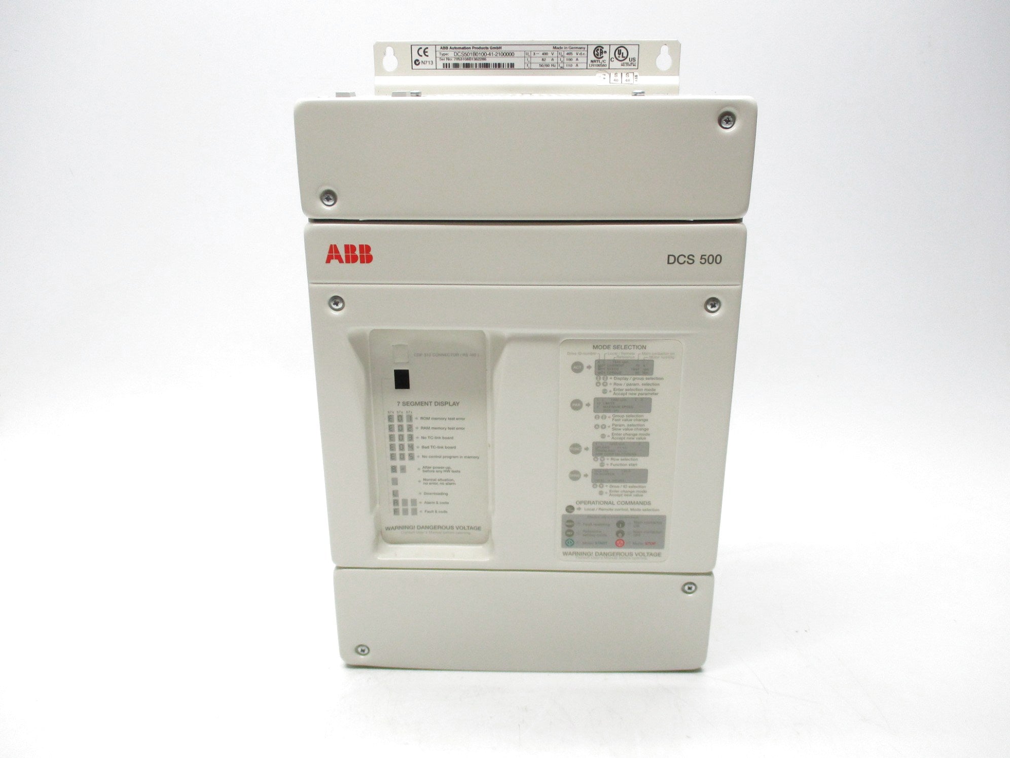ABB DCS501B0100-41-2100000 UNMP