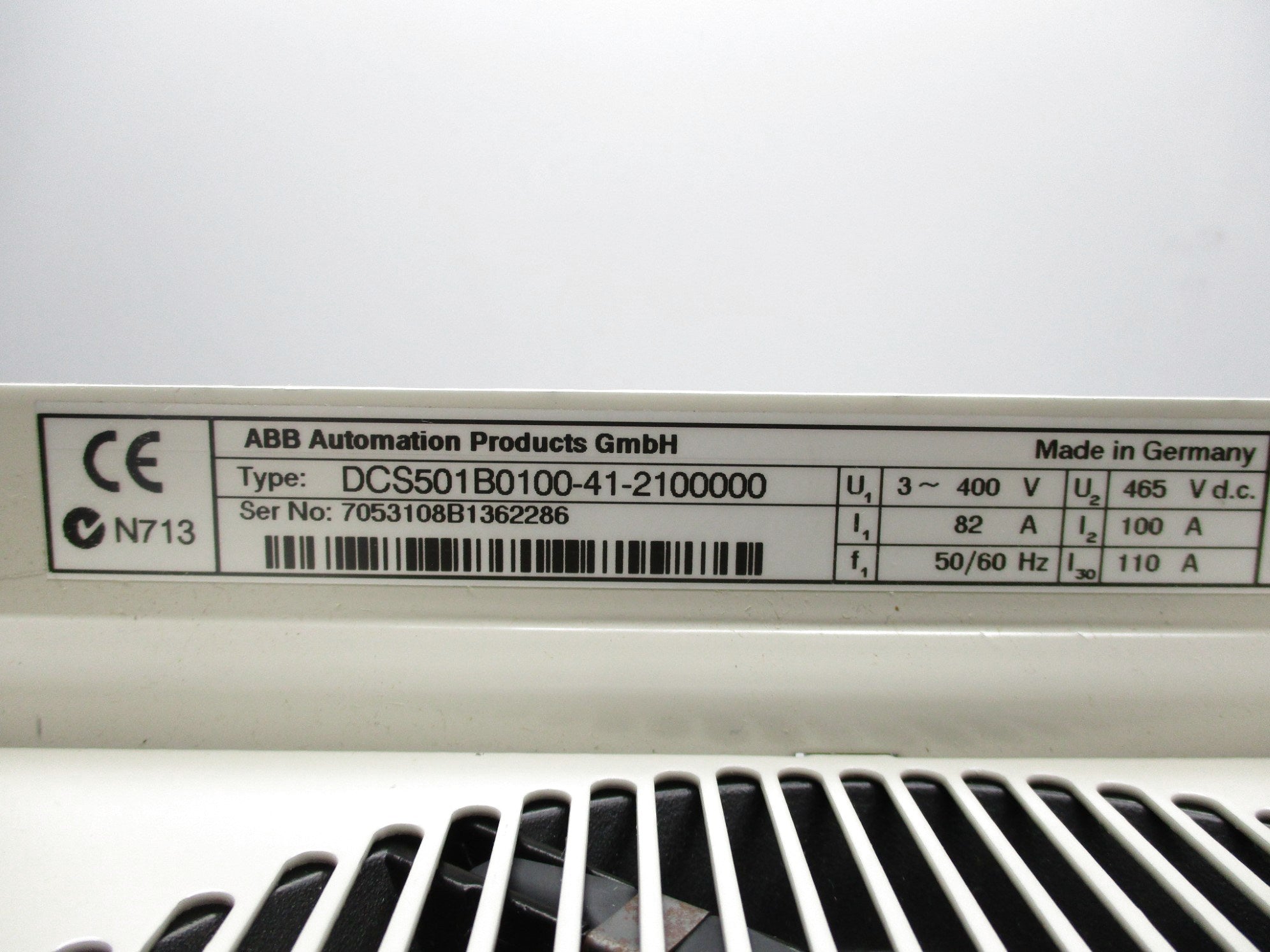 ABB DCS501B0100-41-2100000 UNMP