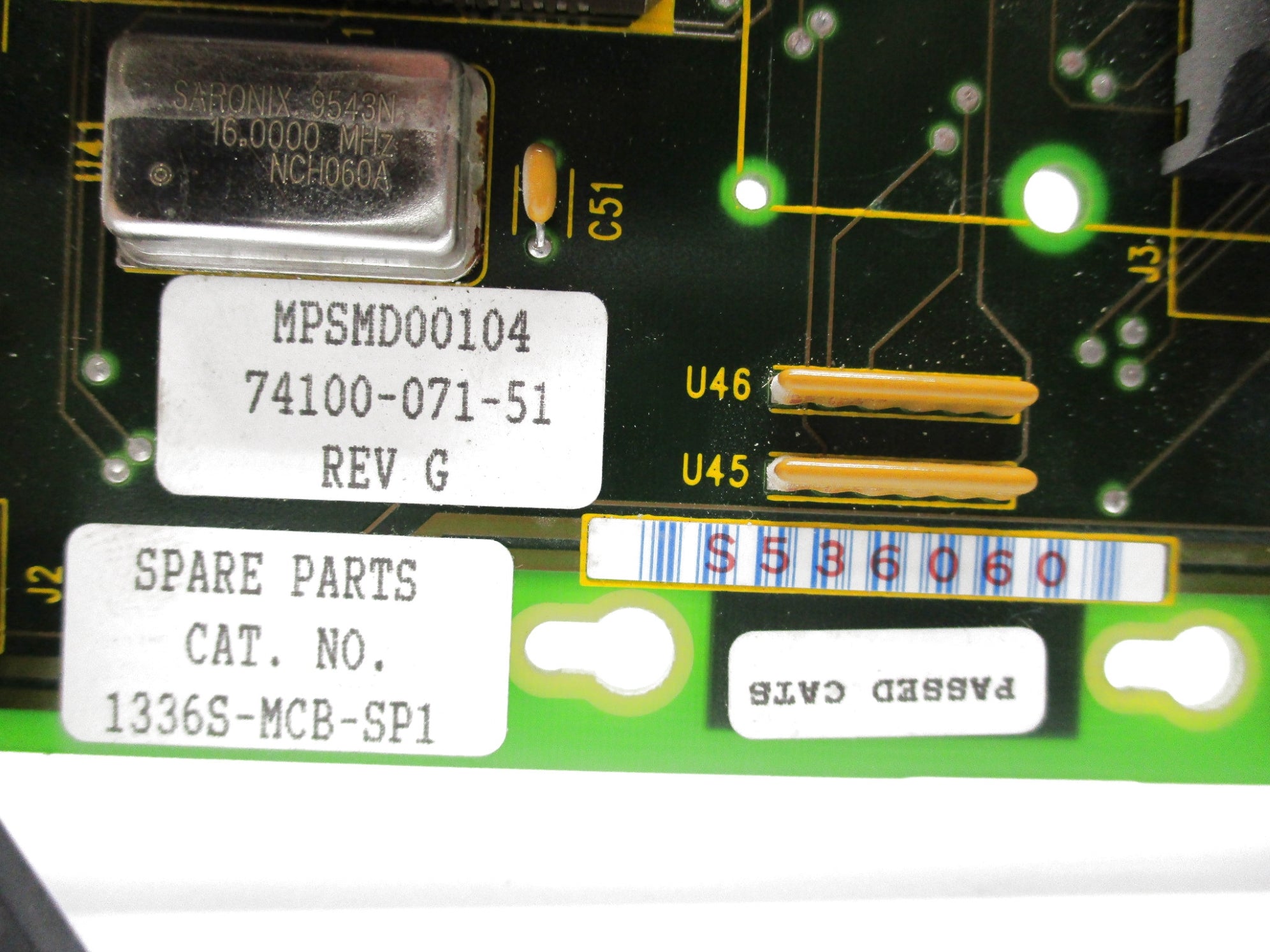 ALLEN BRADLEY 1336S-MCB-SP1 REV. G NSNP